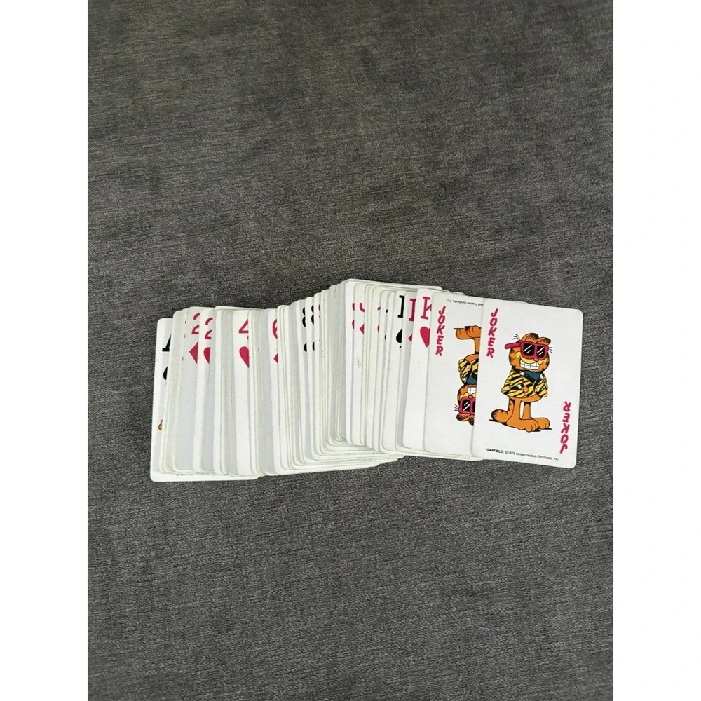Vintage Garfield Playing Card Deck - Plastic Coated‎ Complete